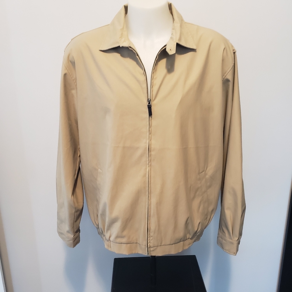 Fairway & Greene Men's Barnes Microfiber Zip‎ Lined Jacket Size XL